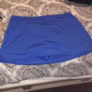 Blue swimsuit bottoms